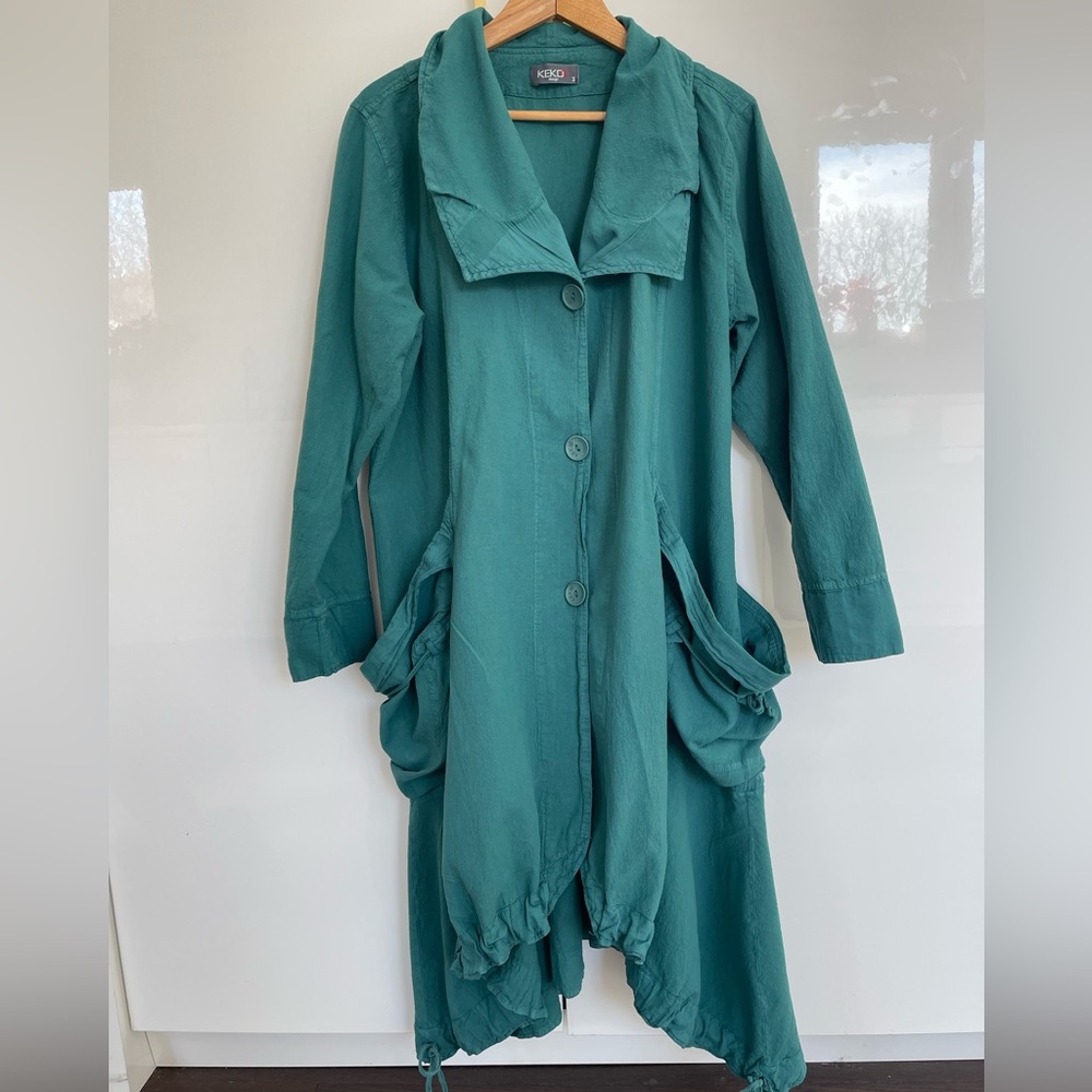 Kekoo coat teal size XXXL
